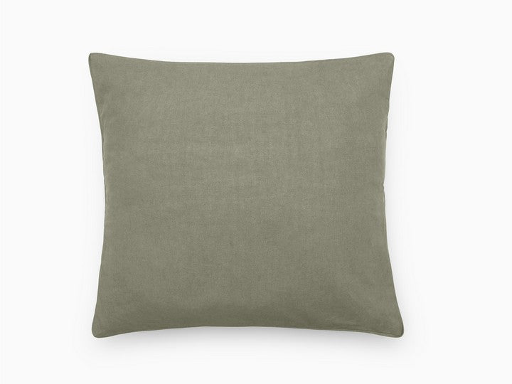 Taie d'oreiller OPÉRA Laurier [VENT DU SUD] Lin et coton