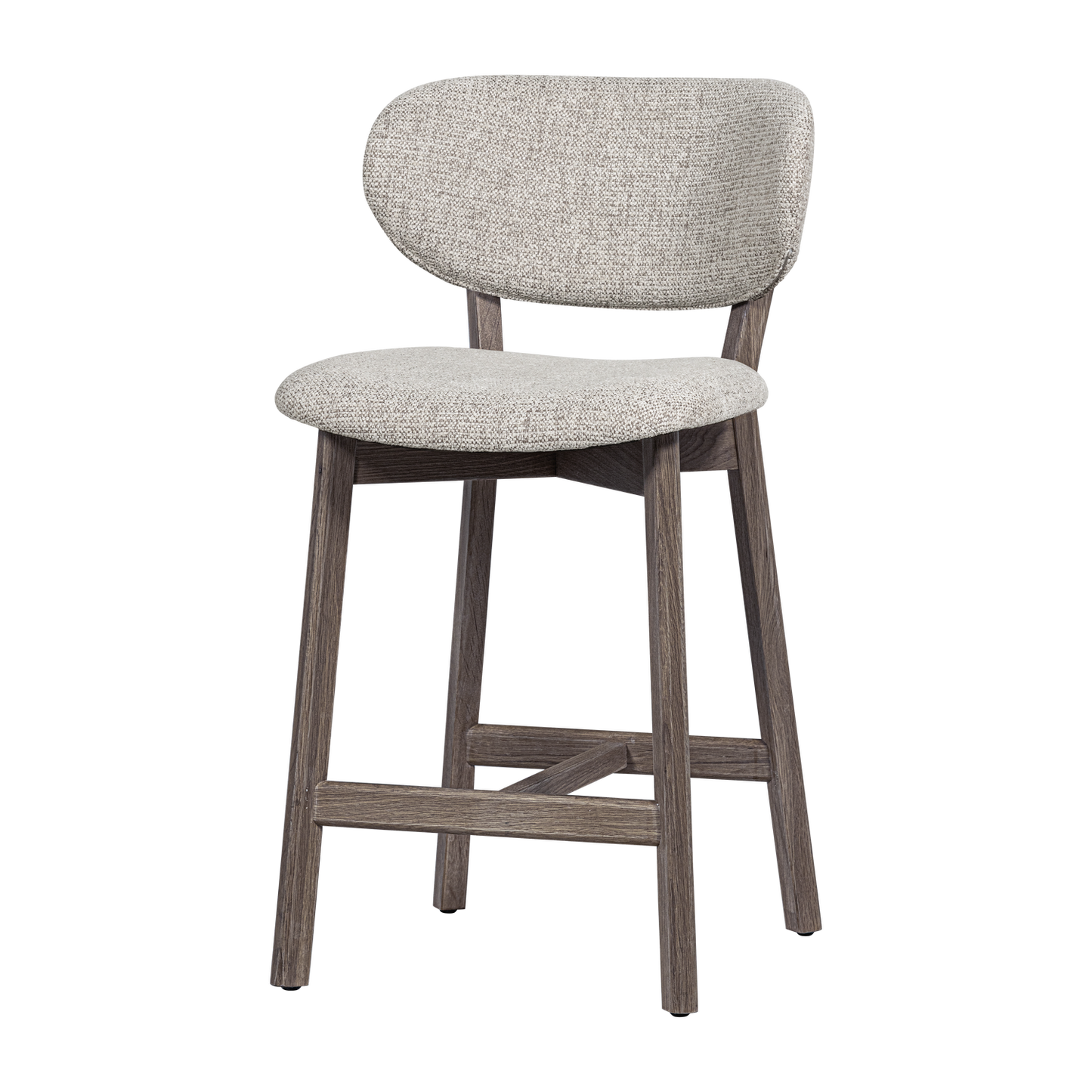 Lot de 2 Tabourets de bar UDAR Brun [WOOOD]