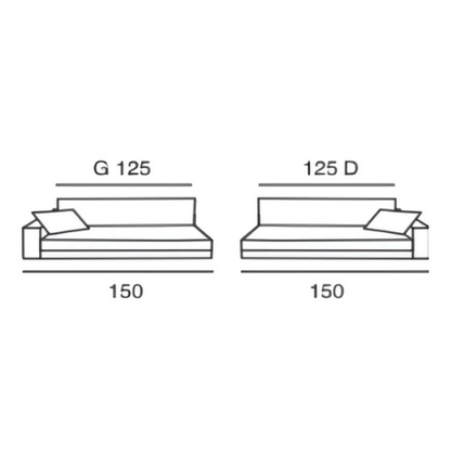 VANG | Bâtard 3 places - 150 cm