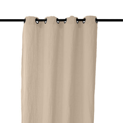 Rideau HONO Sable [VENT DU SUD] Coton lavé