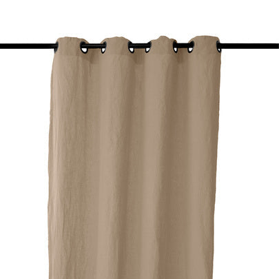 Rideau HONO Camel [VENT DU SUD] Coton lavé