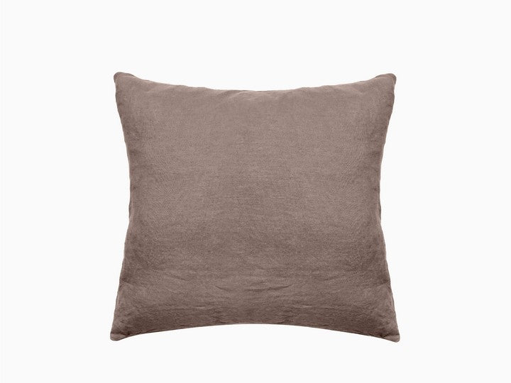 Taie d'oreiller SONATE Tabac [VENT DU SUD] 100% lin