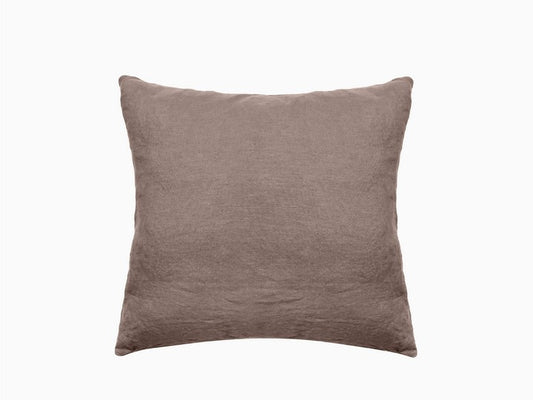 Taie d'oreiller SONATE Tabac [VENT DU SUD] 100% lin