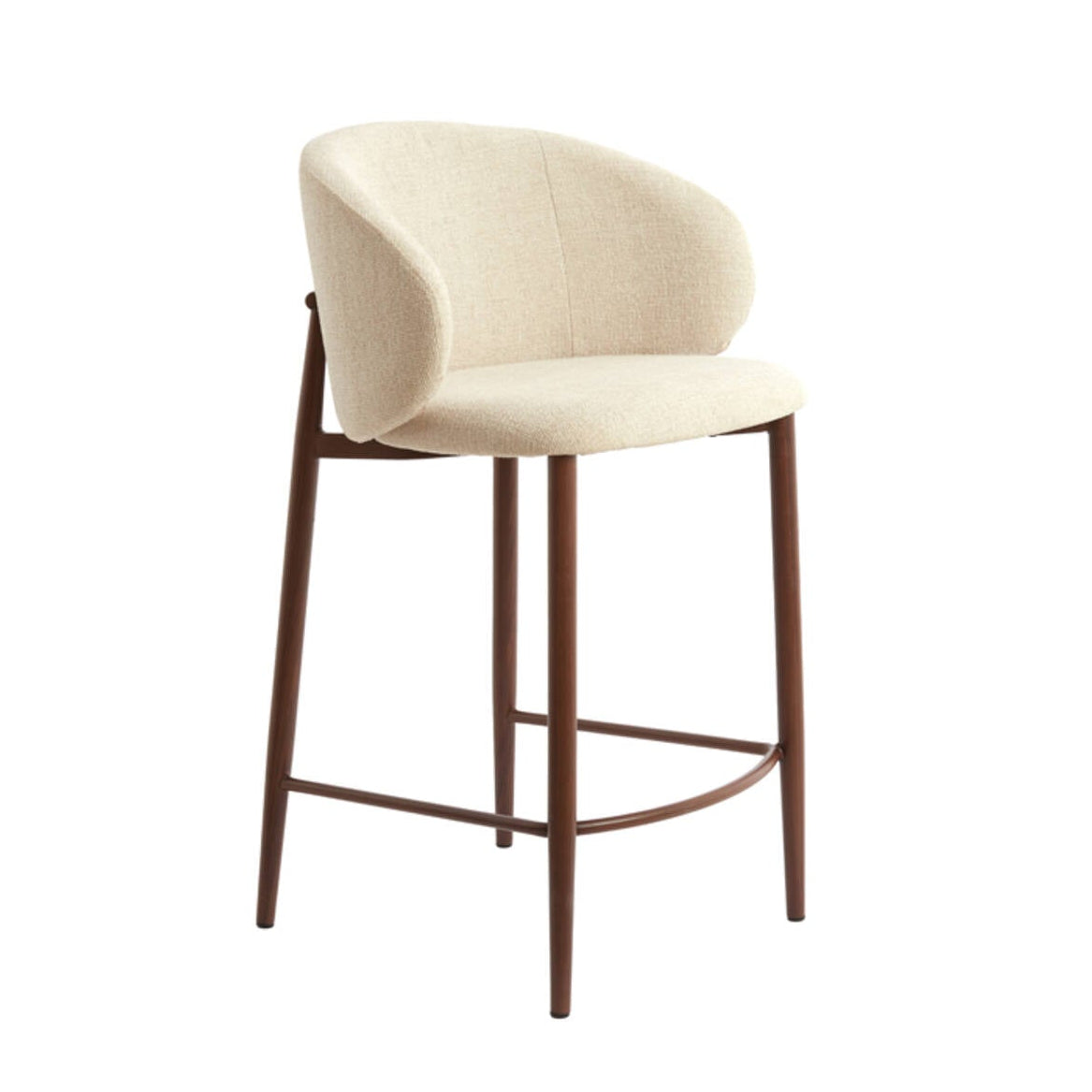 Tabouret de bar ALUKO Crème