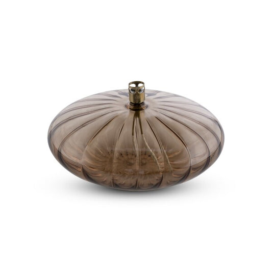 Lampe à huile DISC STRIE CHAMPAGNE [PERILIVING]