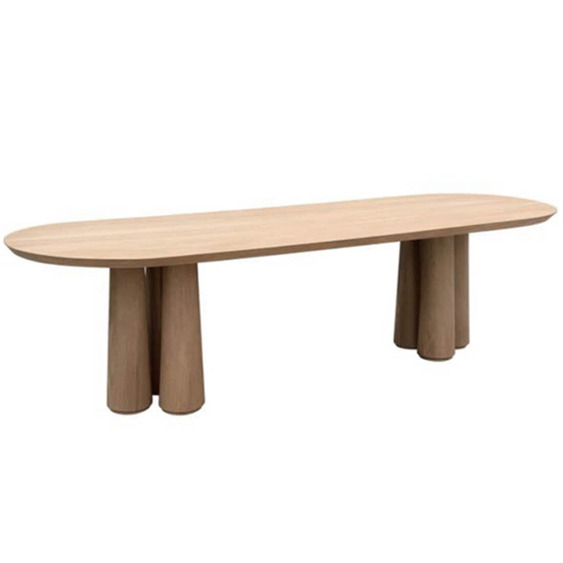 Table de repas | ELEPHANT Naturel [ MAISON YAK ] 240 à 280cm