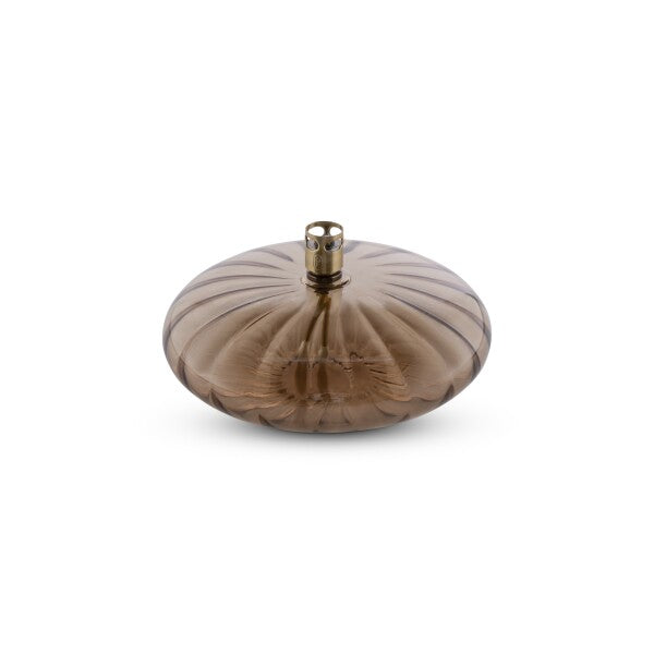 Lampe à huile DISC STRIE CHAMPAGNE [PERILIVING]