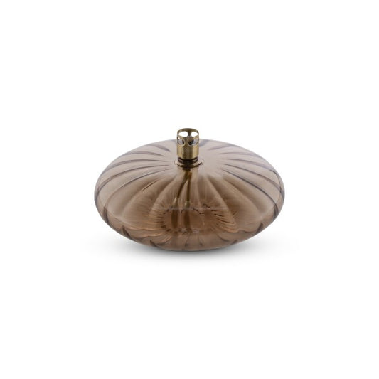 Lampe à huile DISC STRIE CHAMPAGNE [PERILIVING]