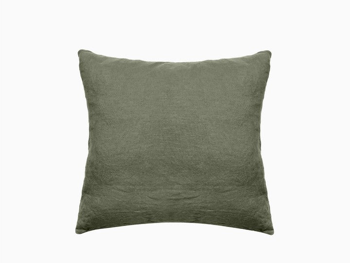 Taie d'oreiller SONATE Mousse [VENT DU SUD] 100% lin