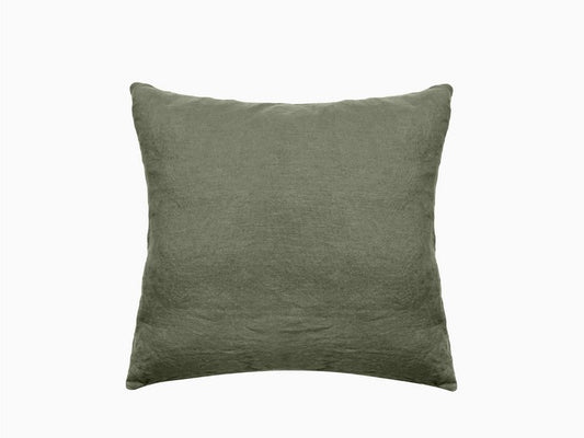 Taie d'oreiller SONATE Mousse [VENT DU SUD] 100% lin