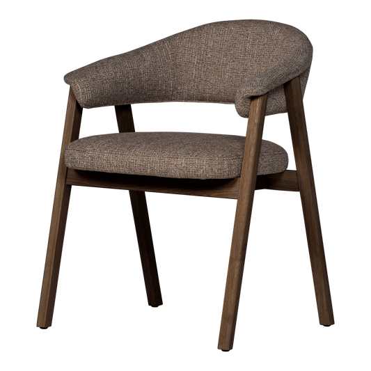 Lot de 2 Chaises TUNAR Marron [WOOOD]