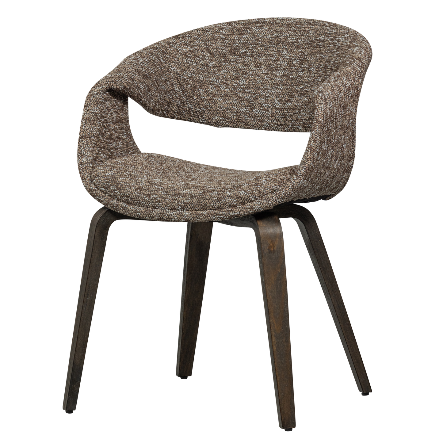 Lot de 2 Chaises YOSSI [WOOOD] Brun
