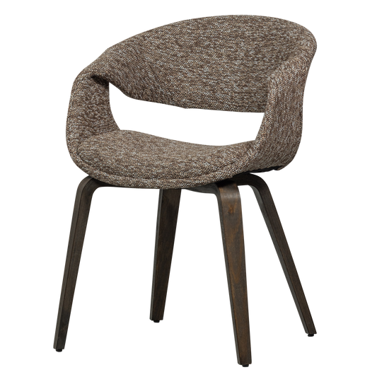 Lot de 2 Chaises YOSSI [WOOOD] Brun