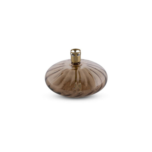 Lampe à huile DISC STRIE CHAMPAGNE [PERILIVING]