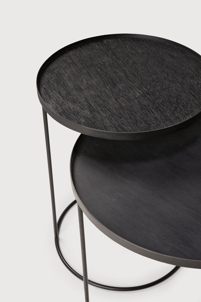 Tables d'appoint à plateaux [ETHNICRAFT]