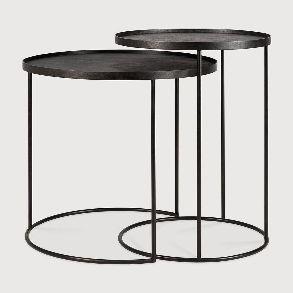 Tables d'appoint à plateaux [ETHNICRAFT]