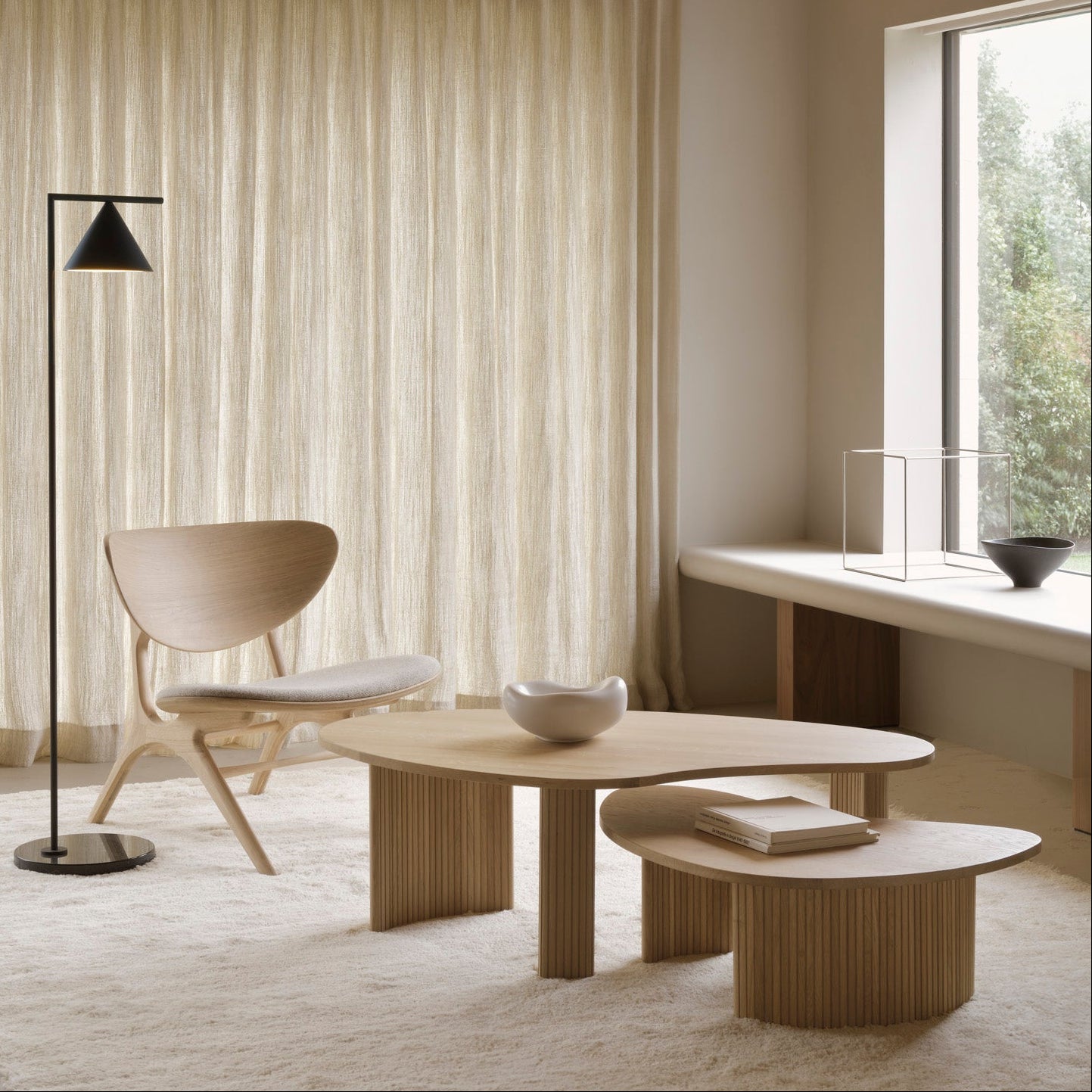 Table basse BOOMERANG [ETHNICRAFT] Différentes tailles