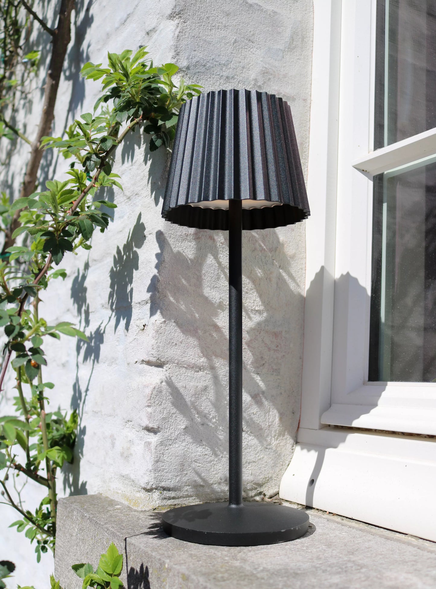 Lampe tactile JUSTINE NOIR [LUCIDE]