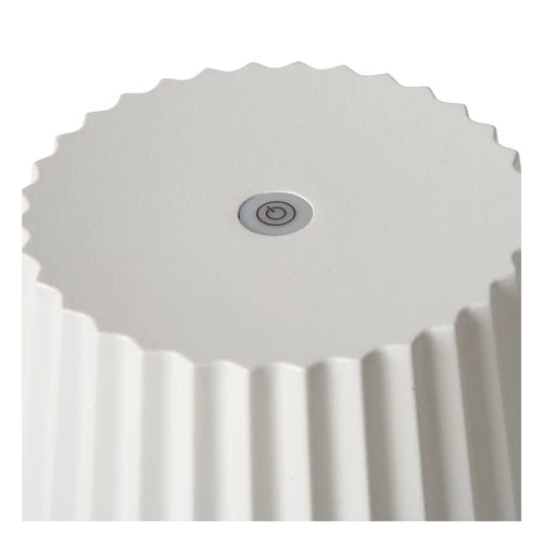 Lampe tactile JUSTINE Blanc [LUCIDE]