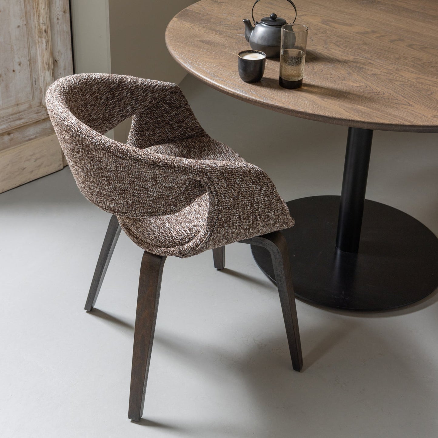 Lot de 2 Chaises YOSSI [WOOOD] Brun