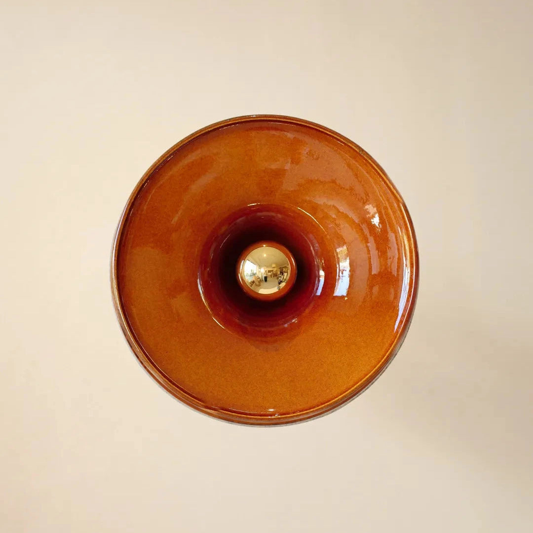 Applique GIGARO Émaillée Terre brulée [MASAME] Différentes tailles