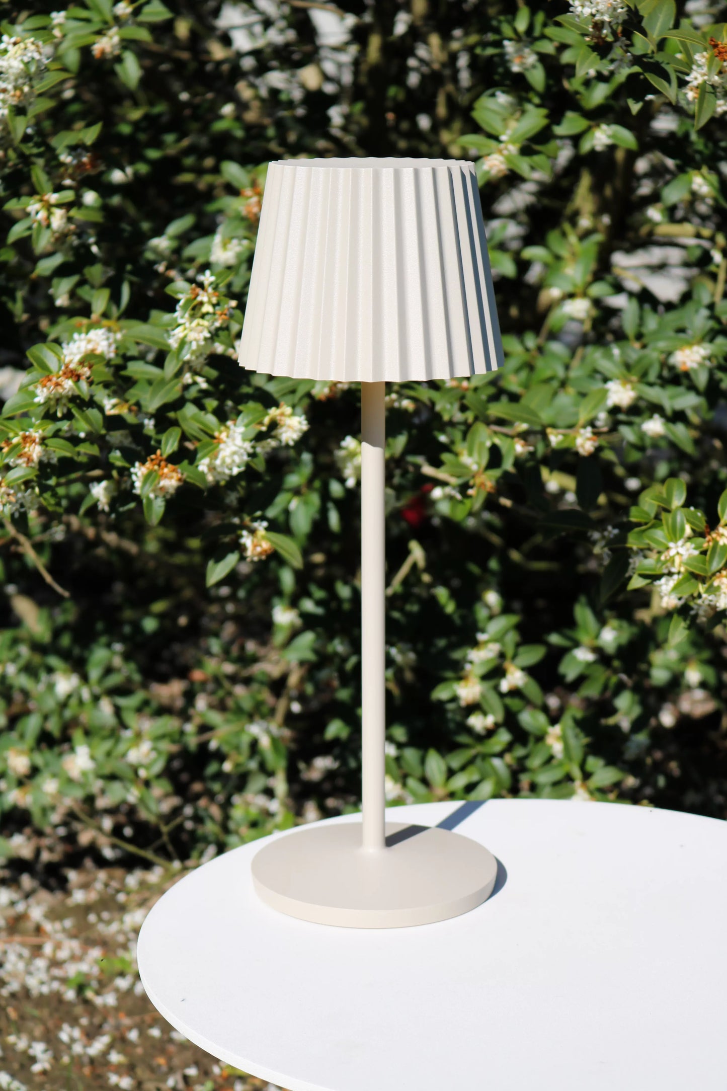 Lampe tactile JUSTINE Beige [LUCIDE]