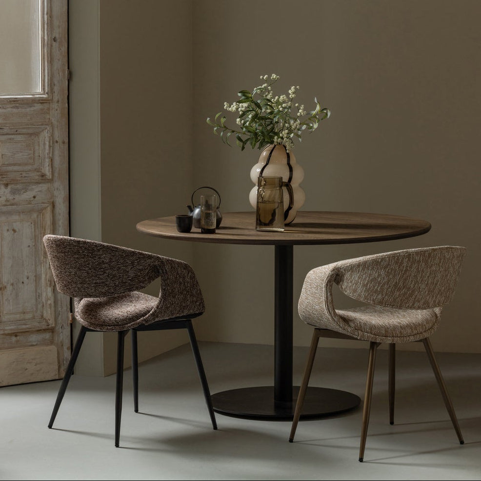 Lot de 2 Chaises YOSSI [WOOOD] Brun