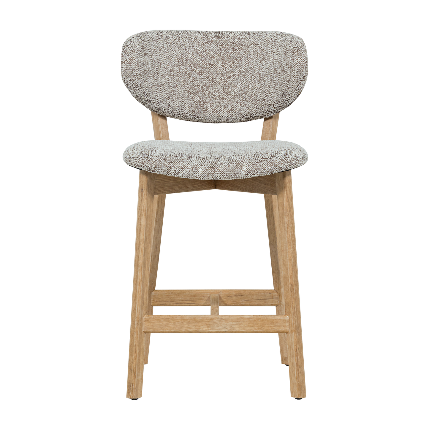 Lot de 2 Tabourets de bar UDAR Naturel [WOOOD]