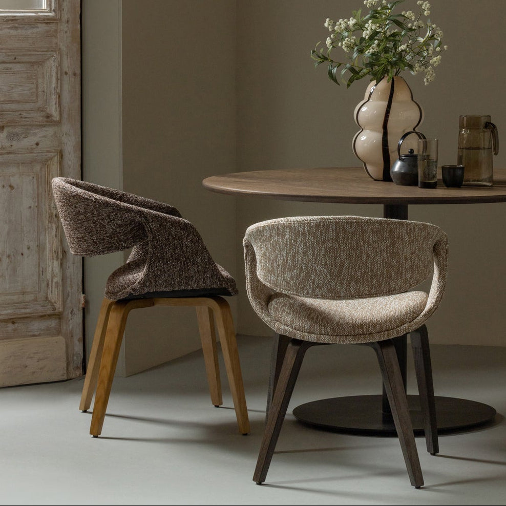 Lot de 2 Chaises YOSSI [WOOOD] Sable