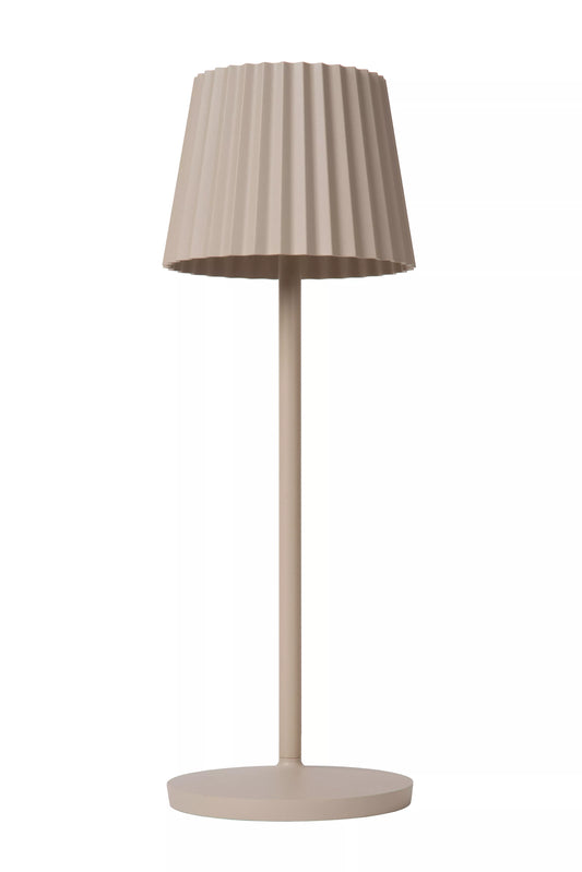 Lampe tactile JUSTINE Beige [LUCIDE]