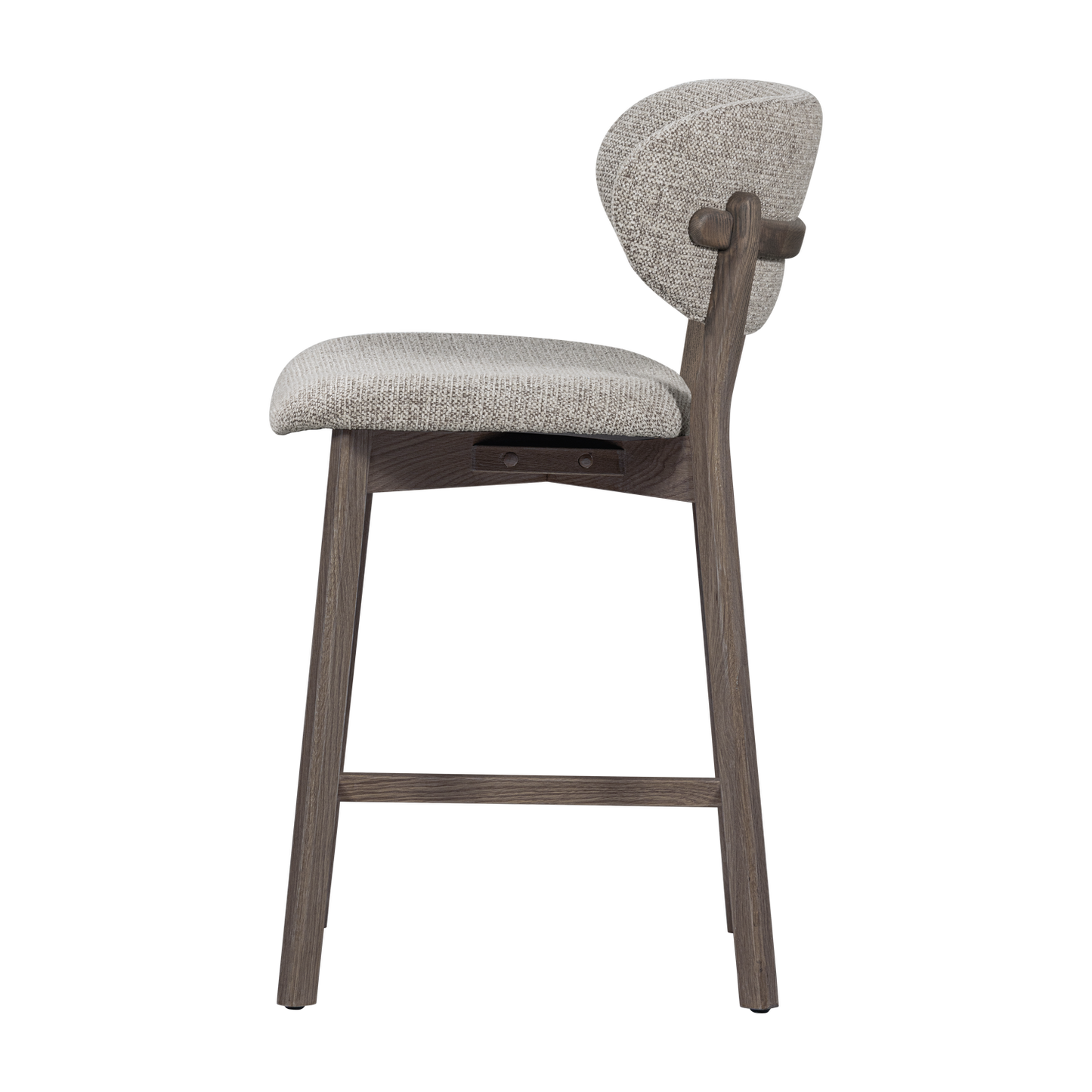 Lot de 2 Tabourets de bar UDAR Brun [WOOOD]