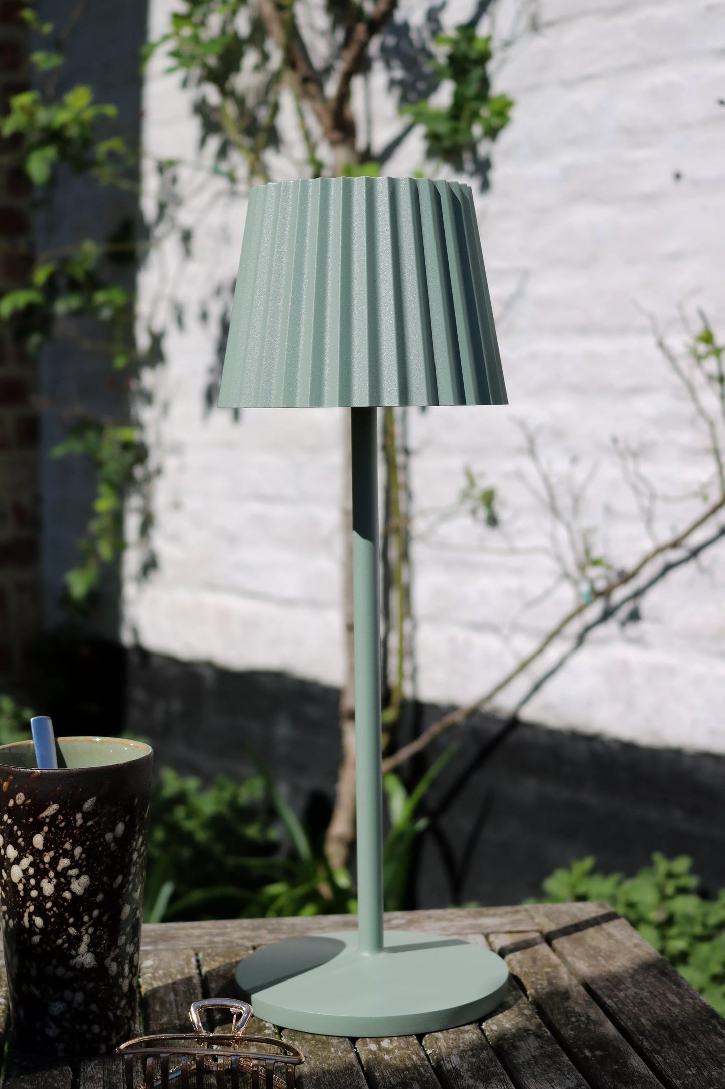 Lampe tactile JUSTINE Vert [LUCIDE]