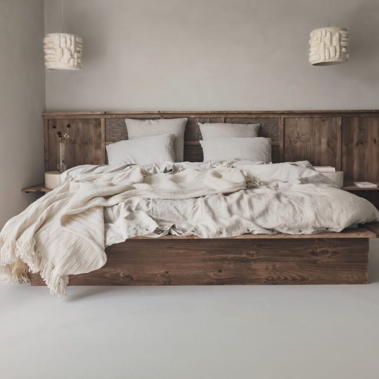 Plaid MURMURE Ecru | BED & PHILOSOPHY
