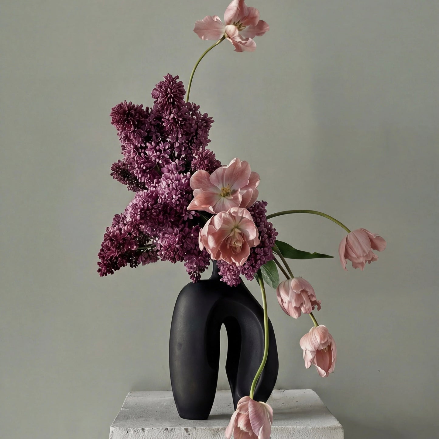 Vase NI VASE Noir [101 COPENHAGEN] Différentes tailles