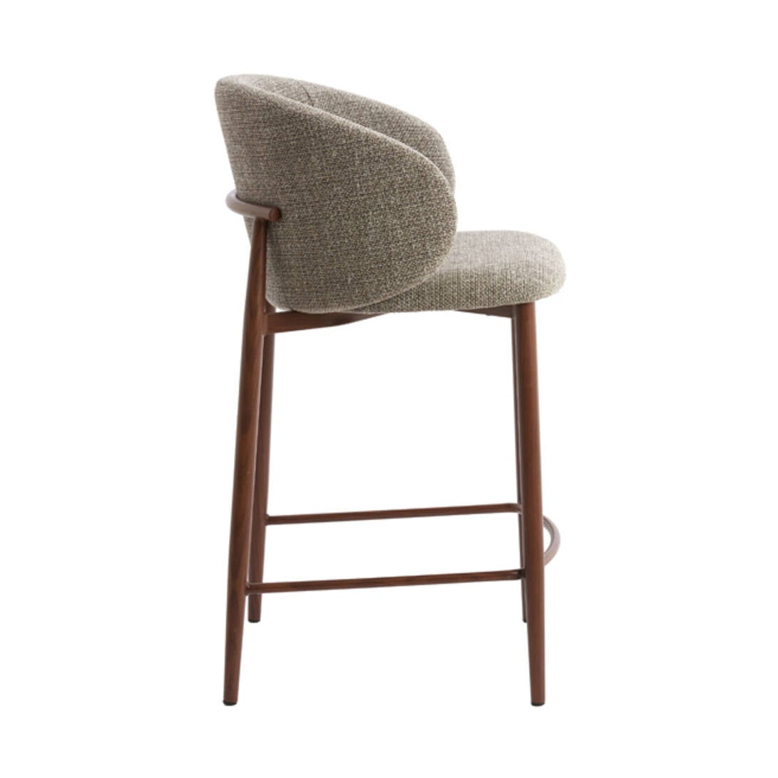 Tabouret de bar ALUKO Brun foncé