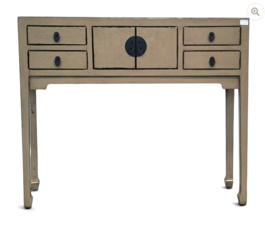 Console en bois Taupe Laqué
