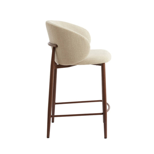 Tabouret de bar ALUKO Crème