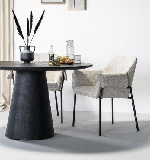 Table de repas | ARON Noir [ ELEONORA ]
