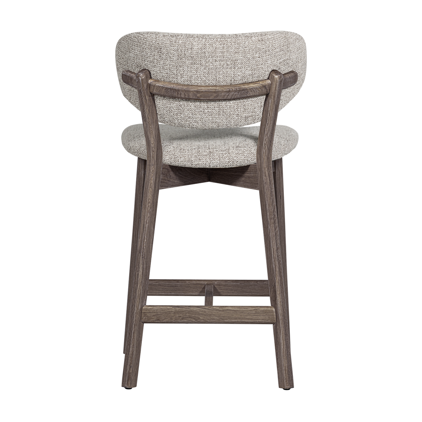 Lot de 2 Tabourets de bar UDAR Brun [WOOOD]