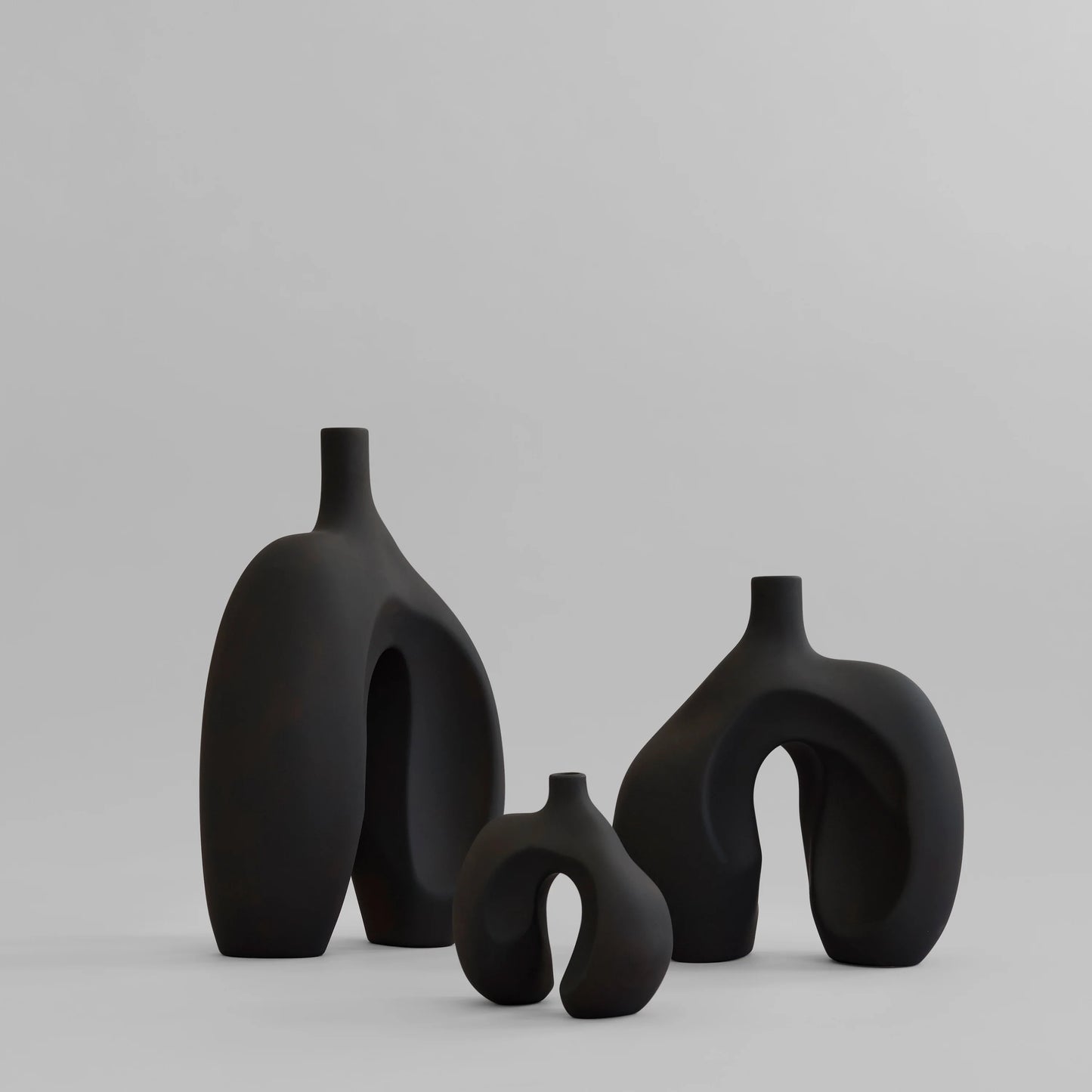 Vase NI VASE Noir [101 COPENHAGEN] Différentes tailles