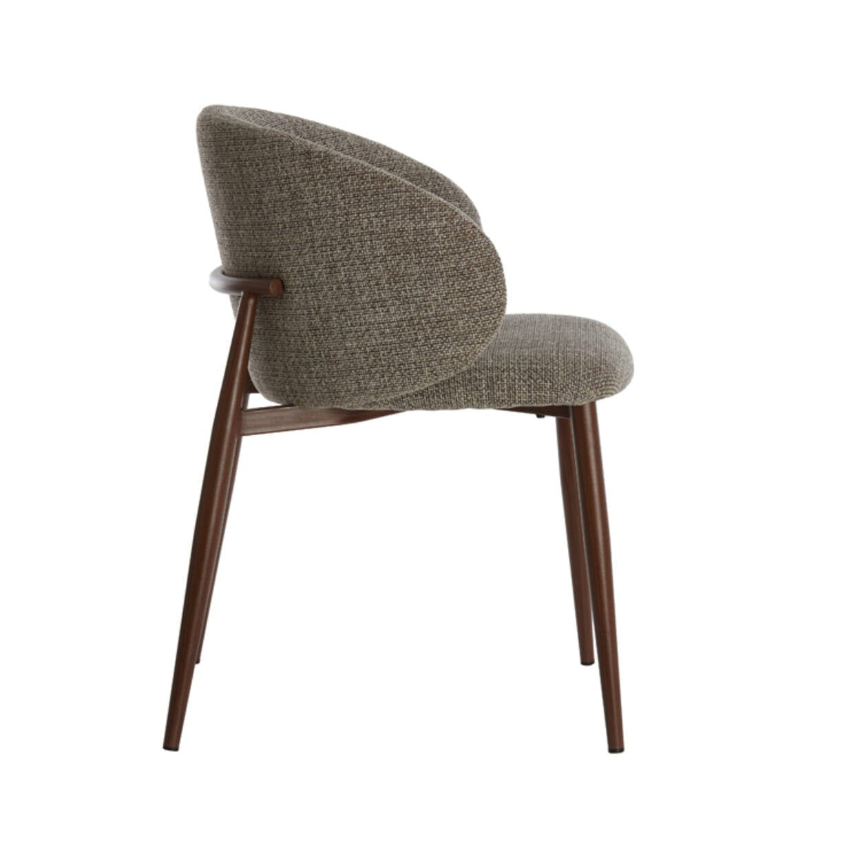 Chaise ALUKO Brun foncé