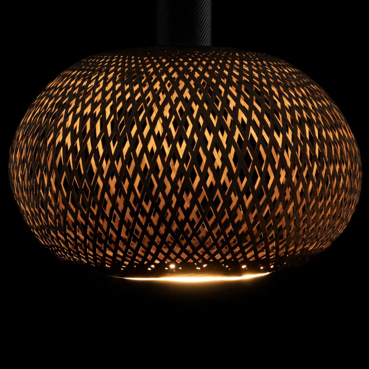 Ampoule BAMBOO OVAL BRONZE [SEGULA] Ø30xH24cm