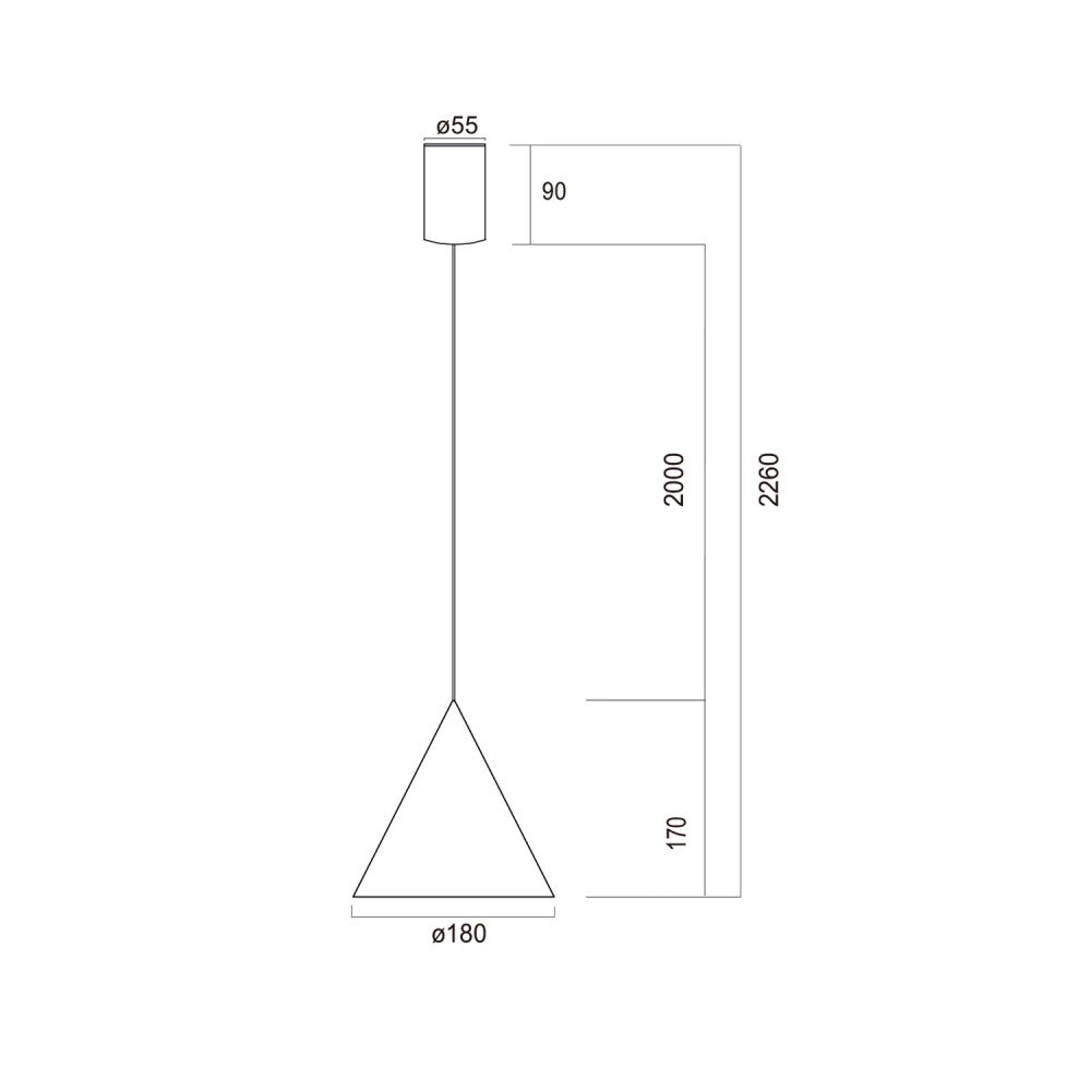 Suspension CONO Laiton [MANTRA]