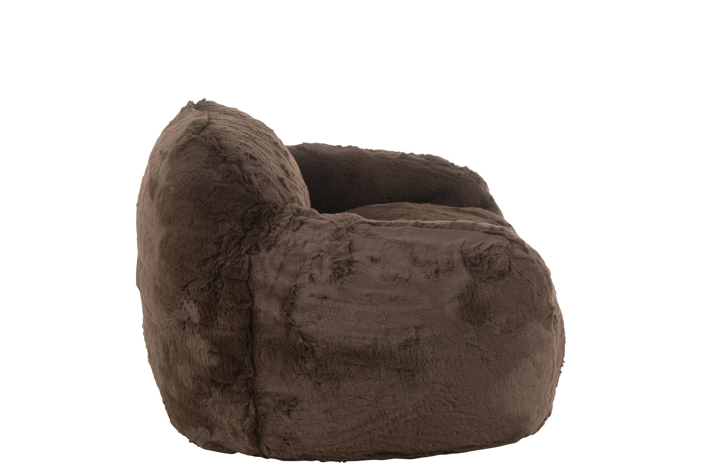 Fauteuil DOUDOU Fausse fourrure Brun