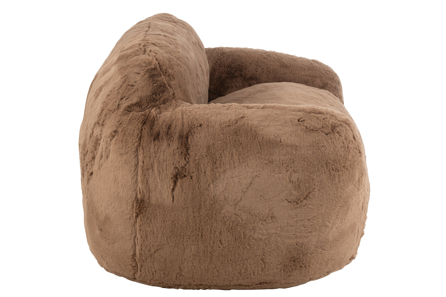 Petit canapé DOUDOU Fausse fourrure Camel