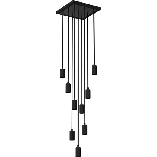 Rosace 9 suspensions MADOX Noir [SEGULA]