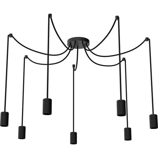 Rosace 7 suspensions SPIDER Noir [SEGULA]