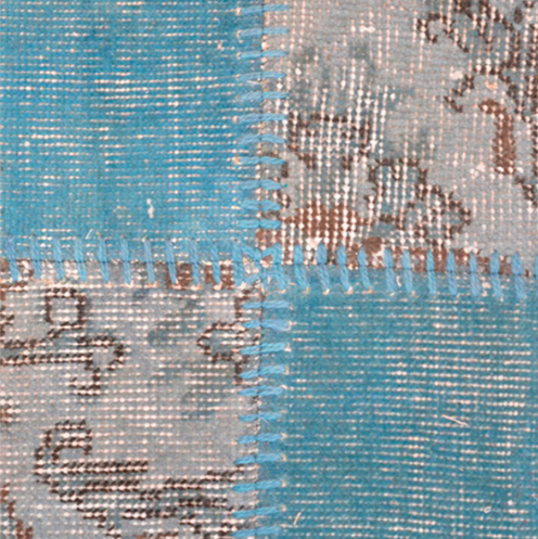 Tapis VINTAGE Bleu [IDAHO]