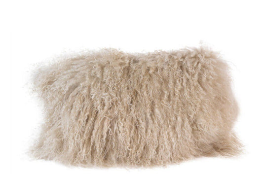 Coussin AGNEAU DU TIBET Earth [ MAISON YAK ]