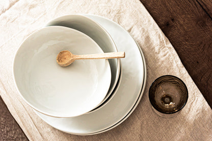 GAMME BIANCA Assiette plate et creuse
